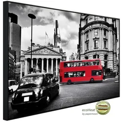 papermoon Infrarotheizung »EcoHeat - London Doubledecker«, Matt-Effekt - bunt