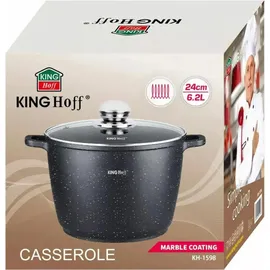 Kinghoff Marmor Kochtopf 6,2L 24 cm rund