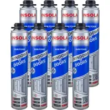 Montageschaum Bauschaum Pistolenschaum INSOLA 8x750 ml PU-Schaum Fenster Schaum