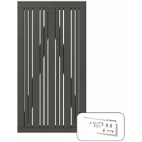 Plus Einzeltor Tangent inkl. Beschläge 95 x 180 cm umbragrau fungizidbehandelt