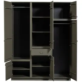 Woood Kleiderschrank Alfie 160 x 210 x 60 cm Grün