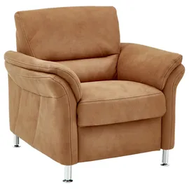 Hom ́in Sessel DAKOTA S 100 x 89 x 97 cm Blau mit Hocker