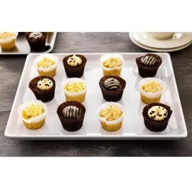 APS 83925 Tablett GN 1/2 "Float, 32,5 x 26,5 cm, Höhe 3 cm, Melamin, weiß