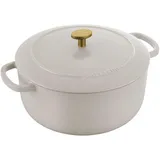 BALLARINI Bellamonte Cocotte 24 cm rund weiß