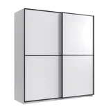 mömax Schwebetürenschrank Ulm 180 x 0 x 0 cm Weiß