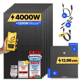 onPower Plus: 4000 Watt Solaranlage - ohne Halterung / 12.66 kWh / 3m