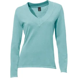 Heine V-Pullover Türkis 40