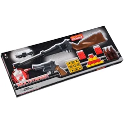 Edison Giocattoli - Multitarget-Set (8 Schuss Pistole + 8 Schuss Gewehr + Ziele)