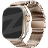 Bandz Apple Watch Armband Milanese für Apple Watch - Rosé Gold - Parachute-Verschluss