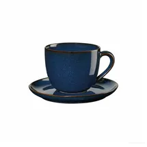 Asa Selection Saisons Cappuccinotasse mit Untertasse Set midnight blue, 2-tlg (27130119)