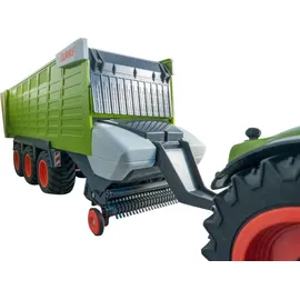 Happy People Traktor Claas Axion 870 RTR mit Anhänger Cargos 9600 34425