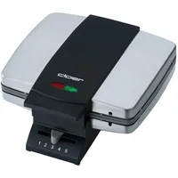 1445 Brüsseler Waffeleisen für traditionelle Belgische Waffeln 930 W Backampe...