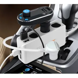 Technaxx Autoladegerät 4-Port USB & 3-Buchse TE11