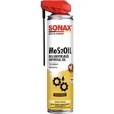 Sonax MoS2Oil m. EasySpray (400 ml) Multifunktionsöl für alle Zwecke wie Rostlöser, Schmiermittel, Korrosionsschutz & Kriechöl| Art-Nr. 03394000