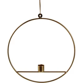 AM Design Kerzenhalter Weihnachtsdeko 27 cm goldfarben