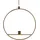 AM Design Kerzenhalter Weihnachtsdeko 27 cm goldfarben