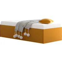 Westfalia Schlafkomfort Polsterbett "Amrum", gelb (sonnengelb), B:125cm L:205cm, Bezug