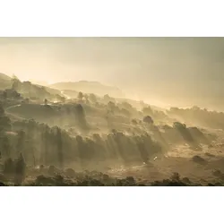 Fototapete PAPERMOON "Landschaft", bunt, B:4,50m L:2,80m, Vlies, Tapeten