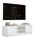 lookway HANA TV-Lowboard 120x36x40 cm Weiß Kunststoff/Spanplatte/Holzwerkstoff