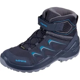 Lowa Maddox Warm GTX Mid Kinder, blau, Größe 34