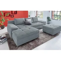 sit&more Ecksofa Top Bilbao L-Form, XXL, wahlweise mit Bettfunktion und Bettkasten grau