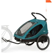 hauck Dryk Duo Kinderanhänger Ocean Green