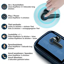 UC-Express® Bluetooth InEar Ohrhörer 11727 Schwarz