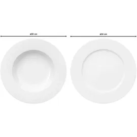 Villeroy & Boch Royal Pastaservice 12-tlg. weiß