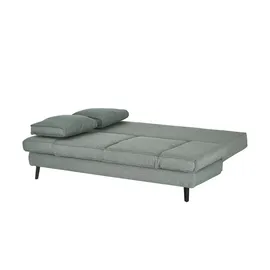 Sofa.de Schlafsofa Flachgewebe ¦ grau ¦ Maße (cm): B: 200 H: 85 T: 90.0