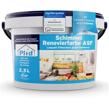 Plid Renovierfarbe ASF Weiß matt 2,5 l