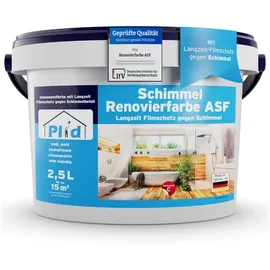 Plid Renovierfarbe ASF Weiß matt 2,5 l