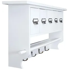 MCW Garderobe C49-G 65 x 32 x 13 cm Weiß