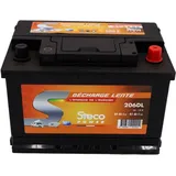 Batterie 12V 80 Ah (20h) - 85 Ah (100h) 277x175x190 mm Langsame Entladung STECOPOWER - 206DL