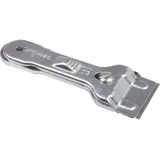 ScanPart Glaskeramikschaber zum Reinigen von Kochflächen/Ergonomisch geformter Griff mit Aufhängefunktion/silber