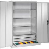 Californian Products CP Stahlschrank 8932-503 S10238 lichtgrau 120,0 x 60,0 x 195,0 cm, aufgebaut