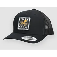 Salty Crew Ink Slinger Retro Trucker Cap black -