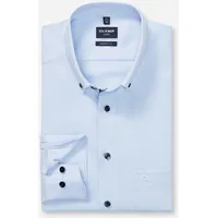 Olymp Modern Fit Businesshemd mit Button-Down-Kragen, Bleu, 42
