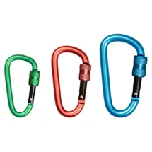Moses Karabiner mit Schraubverschluss Aluminium