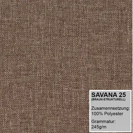 A&J MöbelLand Ecksofa TOTI mit Schlaffunktion. Farbe: Braun 25. - Braun