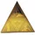 Pyramid Legend of Zelda Spardose (Triforce-Design), goldene Münzbox, Zelda Geschenk, H17 x L20 x B7,7 cm Sparschwein – offizielles Merchandise