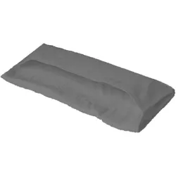 EXKLUSIV HEIMTEXTIL Liegestuhlauflage mit Kapuze 500g/m2  70x200x20 cm Anthrazit