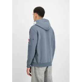 Alpha Industries Hoodie blau L
