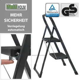 Trutzholm Trittleiter Klappleiter 2 Stufen