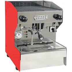 GMG Siebträger - Espressomaschine BAROSSI Professionale 1 Gr. Autom. - Farbe: Rot