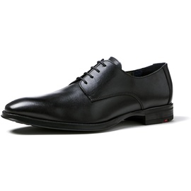 LLOYD Herren Schnürschuhe Gideon, Männer Businessschuhe,Derby,Normalweit,straßenschuhe,Strassenschuhe,lace-up,Shoes,Low-tie, SCHWARZ, 43 EU / 9 UK