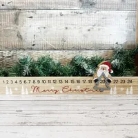 Heaven Sends Weihnachtsmann Adventsz�hler aus Holz