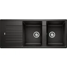 Blanco Zia 8 S schwarz Einbauspüle Handbetätigung 1160 x 500 mm