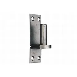 Haken, D,13mm,mit Platte,zum Aufschrauben,Edelstahl V2A