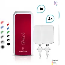 Blanc HYGIENIC Seifenspender Blanc 2x 1L Rot