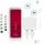 Blanc HYGIENIC Seifenspender Blanc 2x 1L Rot